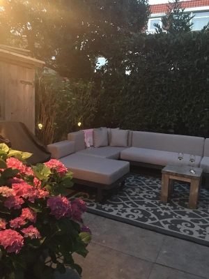 Loungeset Cannes met antraciet frame bezorgd in den Haag