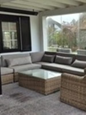 Loungeset St. Tropez bezorgd in vakantiehuis Kamperland