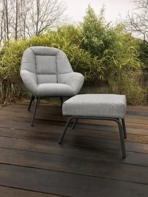 Lounge Fauteuil Verona incl. voetenbank