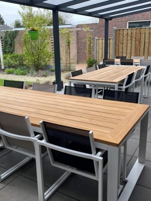 Tuinset Ibiza met teak tafelblad