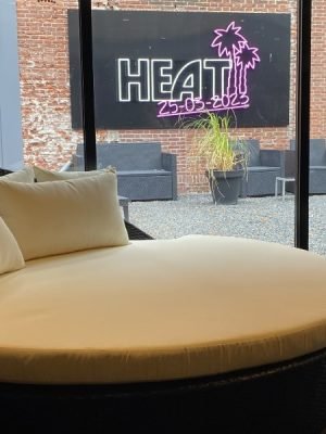 Ligbed Antibes bezorgd bij Heat Sauna en Badhuis