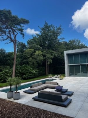 Design antraciet loungeset bezorgd in Bergen (Noord-Holland)