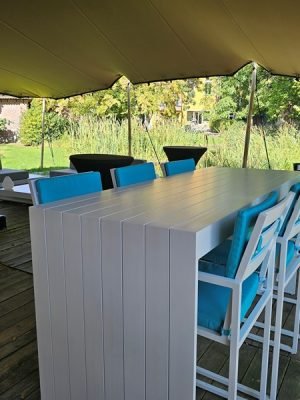 Ibiza Tuinmeubelen bezorgd bij Event GD & A Advocaten